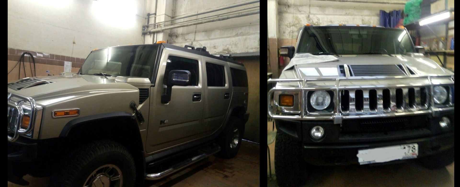 Ремонт лобового стекла на HUMMER