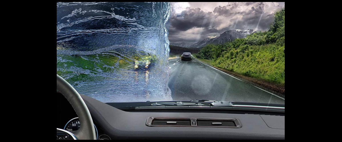 Покрытие антидождь для стекол автомобилей