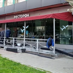 Удаление граффити с витрин ресторана «Две палочки» на Московском Проспекте